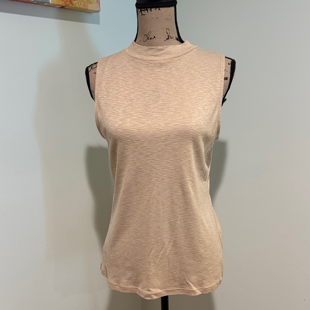Ann Taylor Sleeveless Beige Women's Top size medium